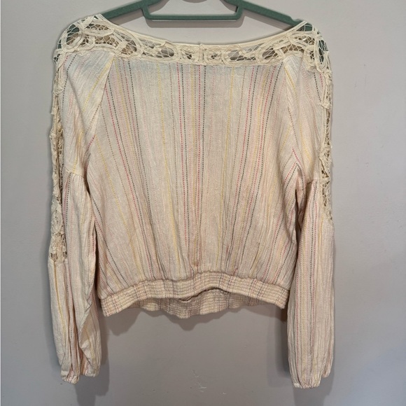 Free People FLOATING MEMORIES Top Sz Small 100% cotton - Picture 4 of 10